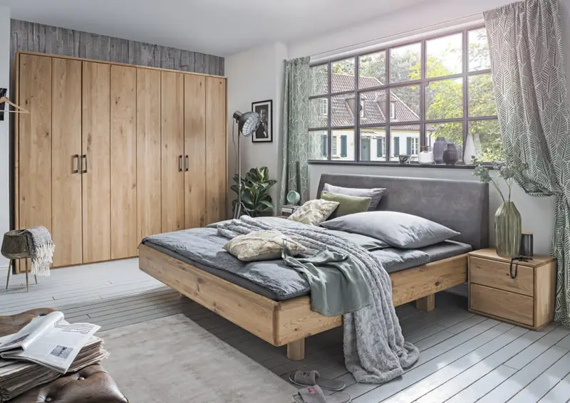 Bett Elena und Endlosschrank Front 15 klein